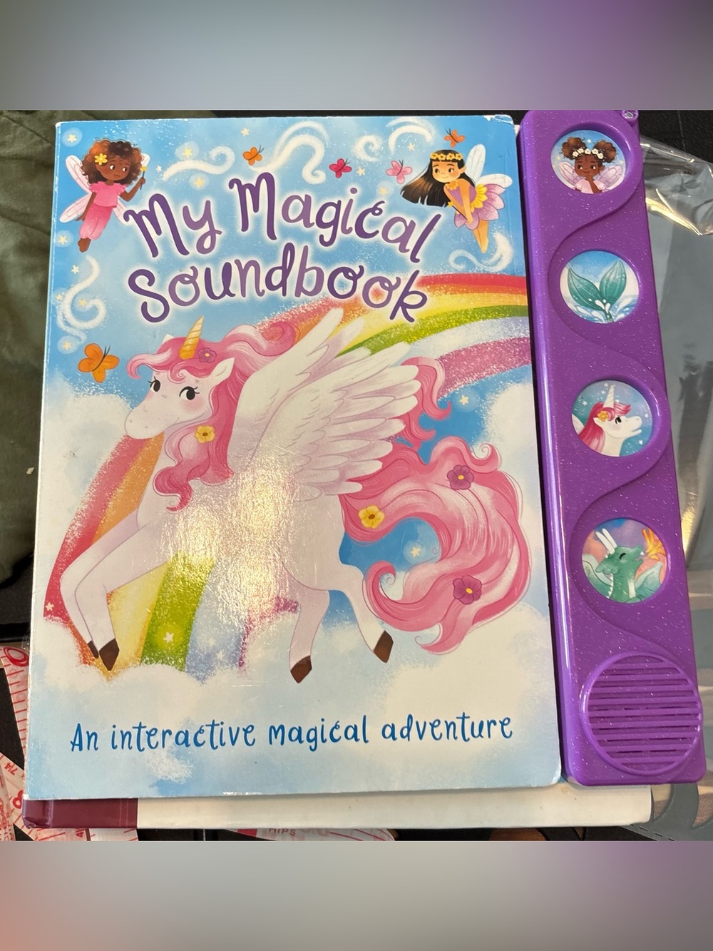 Source Unknown Pink & Purple My Magical Soundbook - Unicorn Sound Book